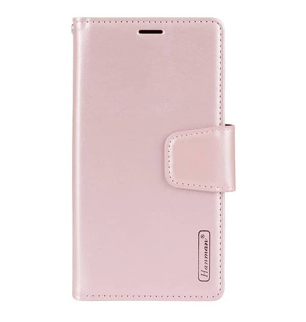 IPHONE 6/6s/7/8/ SE (2nd Gen) - HANMAN MAGNETIC DETACHABLE LEATHER CASE ROSE GOLD