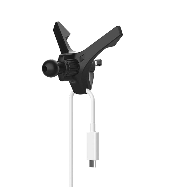 MVR T2 MagSafe Car Mount - 15W Qi Fast Charging | Glossy Black, Strong Magnetic Hold & 360° Adjustable - Image 4