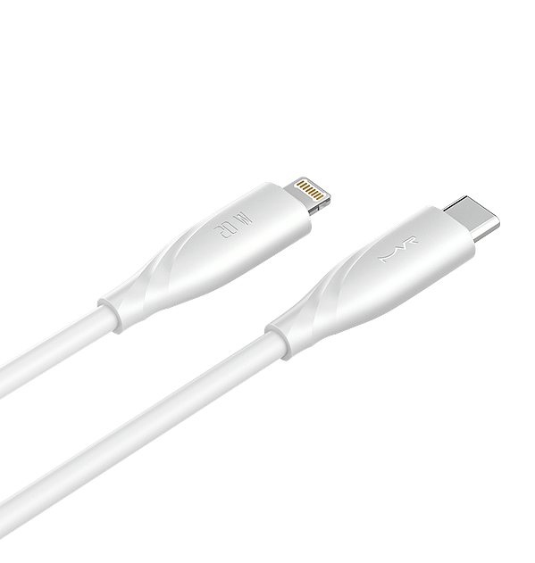 MVR 1m 20W Type-C to Lightning Fast Charging Cable for iPhone (White) - Image 2