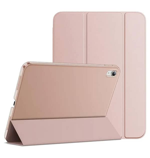 iPad 10.2 Pro / 10.5 Air 3 Canvas Smart Case - Rose Gold & Black | iBuy Series with Dedicated Apple Pencil Slot & Multiple Viewing Angles