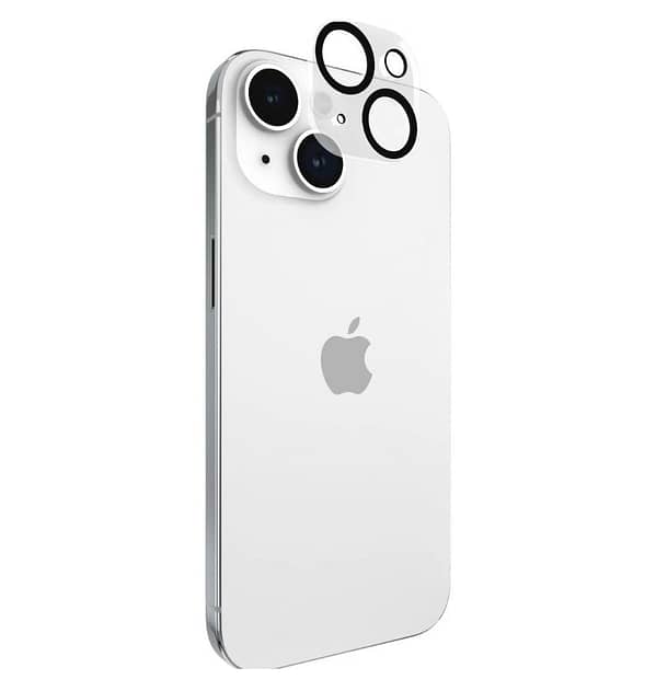Clear Plus Alloy camera lens protector for iPhone 13/14/15/16e, durable and slim