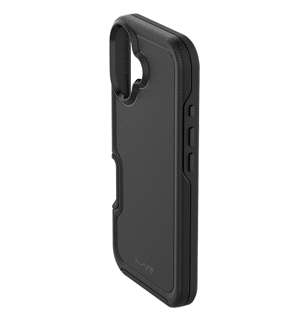 iPhone 16 Plus MVR Armour Matte Case - Premium Textured Cover (Black) | Slim Anti - Slip Grip + Shock Absorption - Image 2