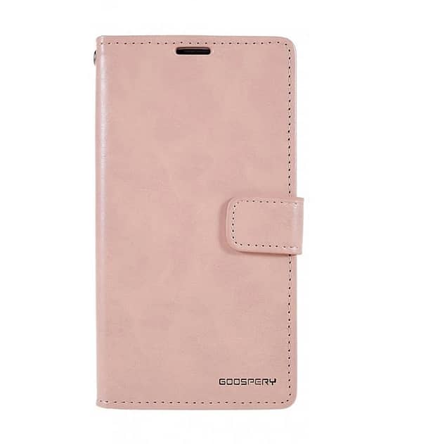 Rose gold Mercury Bluemoon diary flip wallet case for iPhone XR, stylish protection.