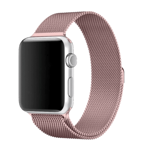 Apple Watch 38/40/41mm Milanese metal band, rose gold, sophisticated and elegant design
