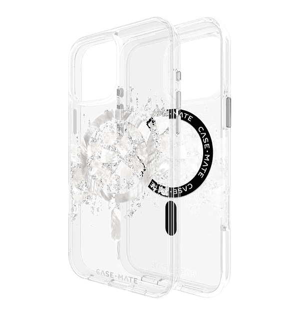 Touch of Pearl Case-Mate Karat MagSafe Back Cover for iPhone 16 Pro Max