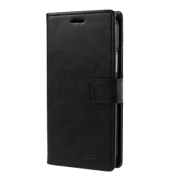 Black Mercury Bluemoon diary flip wallet case for iPhone 7 Plus/8 Plus, sleek protection.