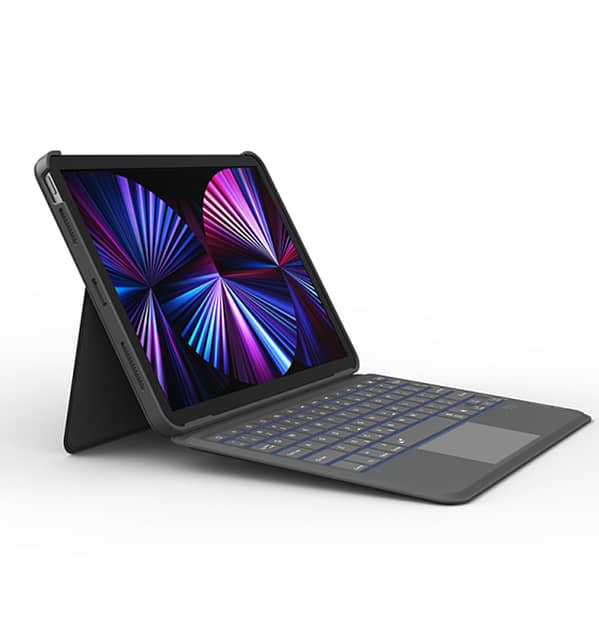 Clear WiWU Mag Touch Magnetic Keyboard case for iPad 10.2/Pro 10.5/Air 3, stylish and practical