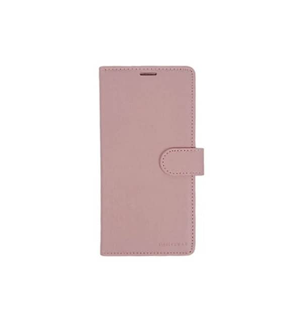 Rose gold Hanman wallet diary case with clasp for Galaxy S24 FE