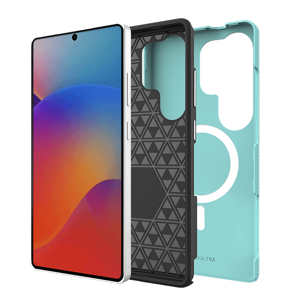 Samsung Galaxy S25 Ultra Case - Triangle MagSafe Cover (Mint) | Slim Protective Phone Case with Magnetic Lock - Image 2