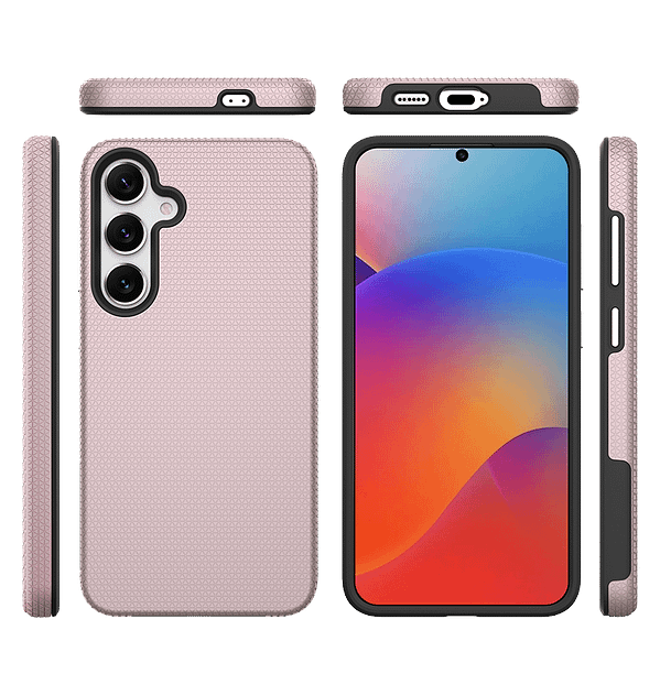 Samsung Galaxy S25 Case - Triangle MagSafe Cover (Rose Gold) | Slim Protective Phone Case - Image 3