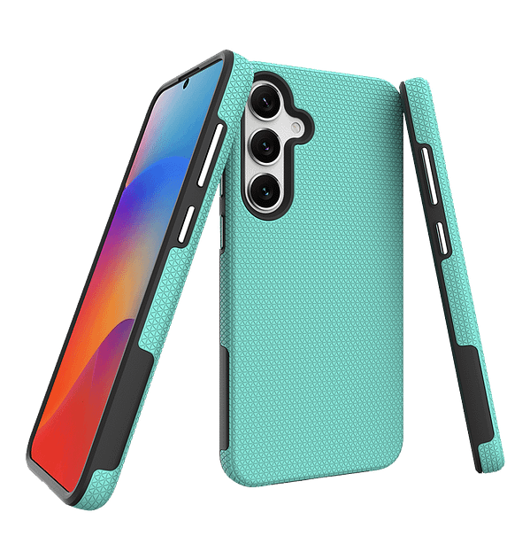 Samsung Galaxy S25 Plus Case - Mint Green Triangle MagSafe Cover | Slim Protective Phone Case with Magnetic Lock - Image 2
