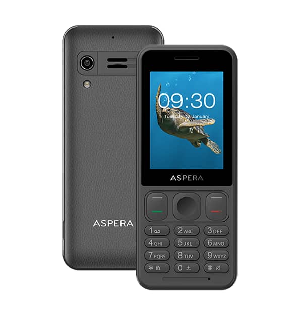 Aspera F48 – Compact 2.4” 4G Feature Phone | 1000mAh Battery | Bluetooth 5.1 | Expandable Storage up to 32GB