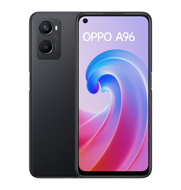 OPPO A96 Dual-SIM 128GB ROM + 8GB | 5000mAh Battery 4G Smartphone - Sky Black