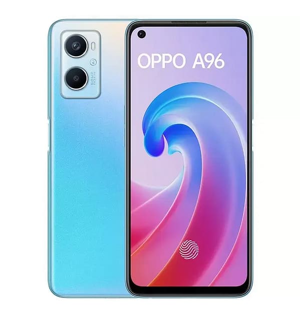 OPPO A96 Dual-SIM 128GB ROM + 8GB | 5000mAh Battery 4G Smartphone - Blue