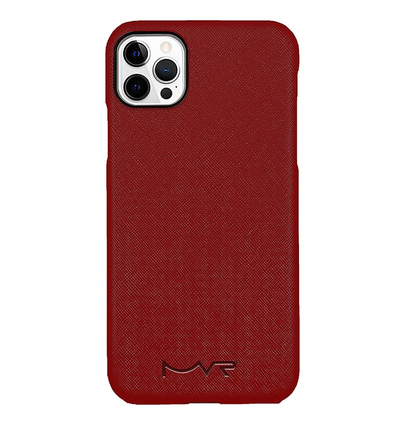 Microfiber saffiano Red