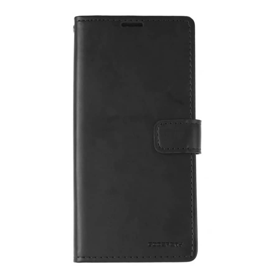 Classic black Mercury Bluemoon wallet case for Galaxy S24 Ultra