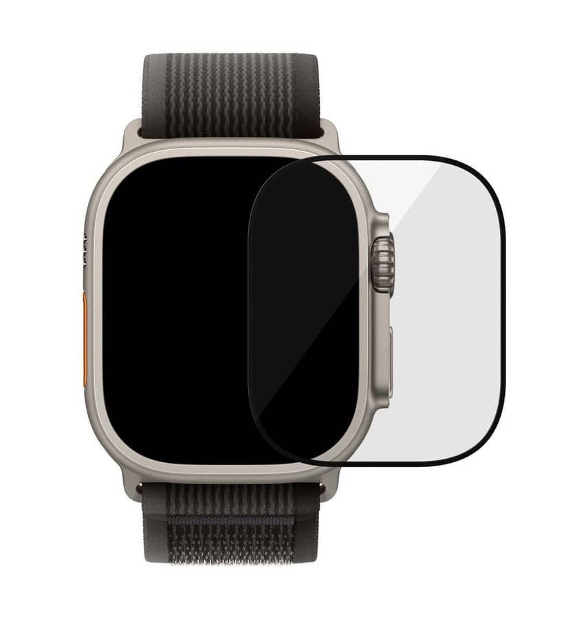 Apple Watch Ultra 49mm nano glass screen protector, clear and durable screen shield