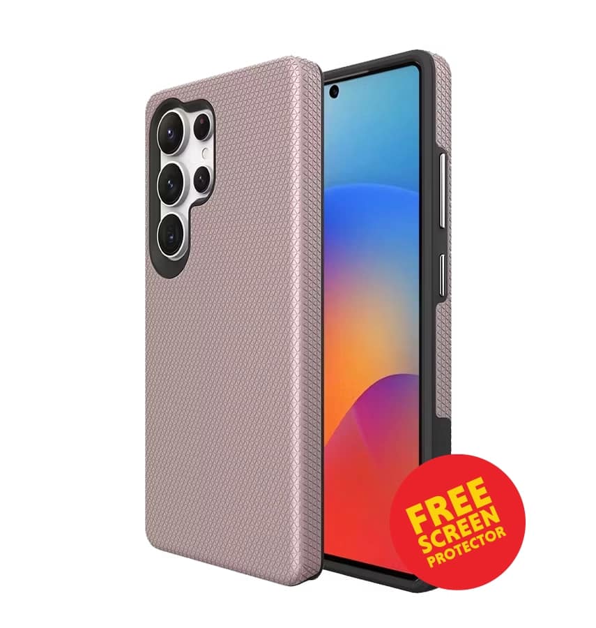 Samsung S26 Triangle MagSafe Case – Rose Gold | Protective Cover with Slim & Durable Design