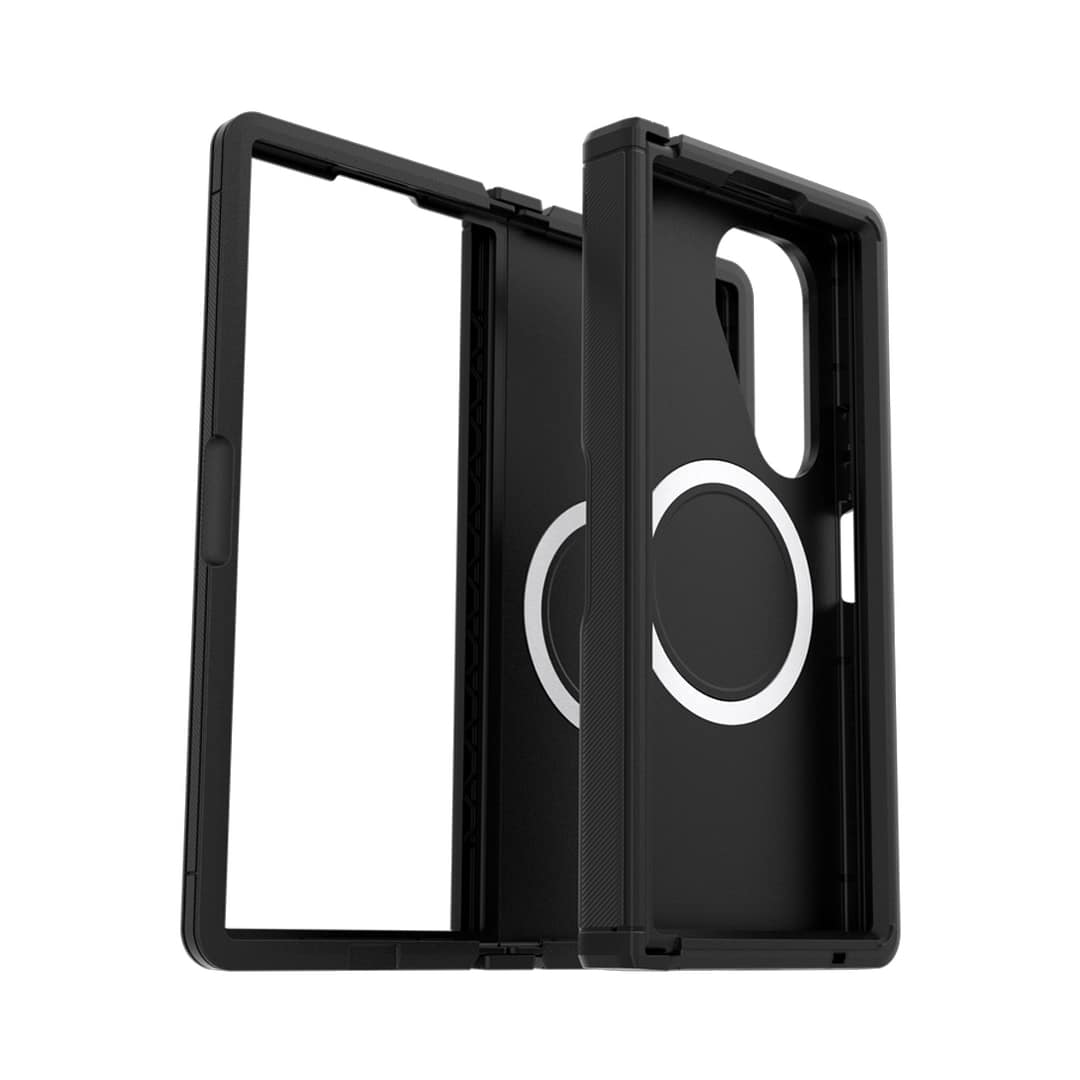 Samsung Z Fold 7 Case – Black | OtterBox Defender XT Series Rugged Protective Case with Drop Protection & Port Covers