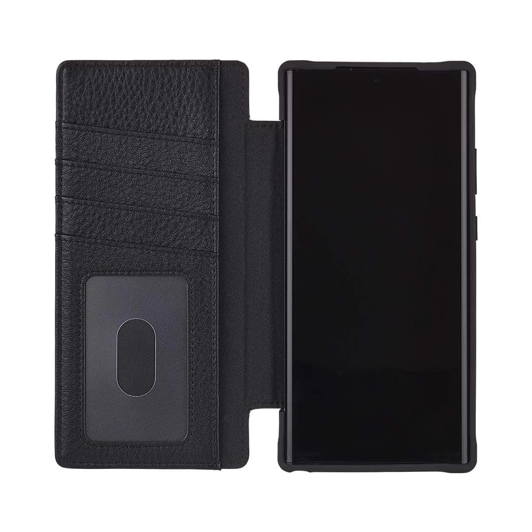 Samsung Note 20 Wallet Folio Case – Black | Case-Mate Protective Cover with Card Holder & Drop Protection
