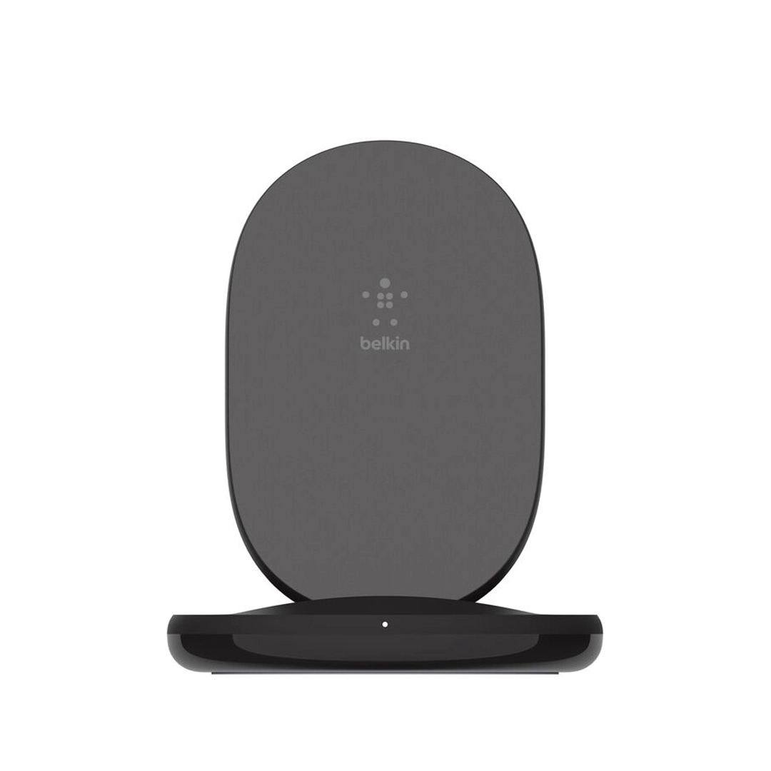 Belkin BoostCharge Wireless Charging Stand 15W – Black | Fast Wireless Charger with Sleek Design & Stable Stand