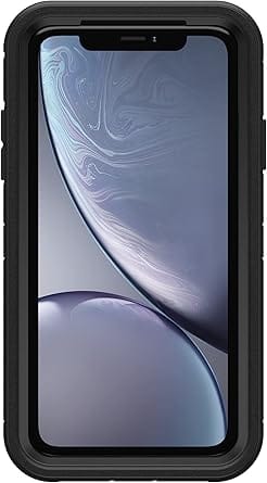 iPhone XR Case - Black | OtterBox Defender Series, Shockproof Protective Cover