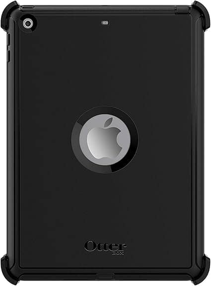 Apple iPad 9.7inch(5th Gen) Case - Black | Otterbox Defender Series, Rugged Shockproof Back Cover