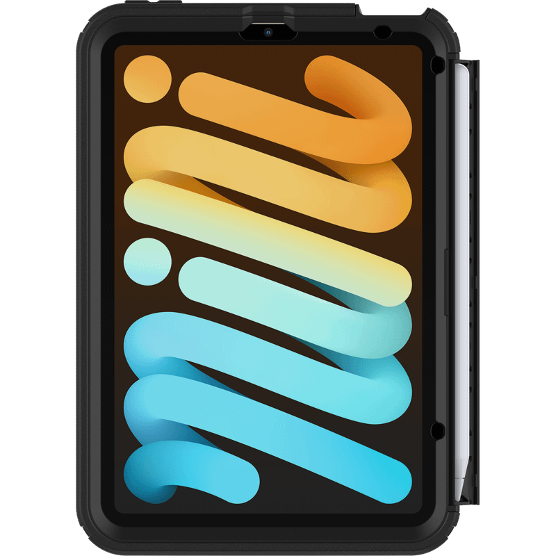 iPad mini 6 Case – Black | Otterbox Defender Series, Rugged Shockproof Back Cover