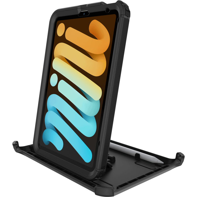 iPad mini 6 Case – Black | Otterbox Defender Series, Rugged Shockproof Back Cover