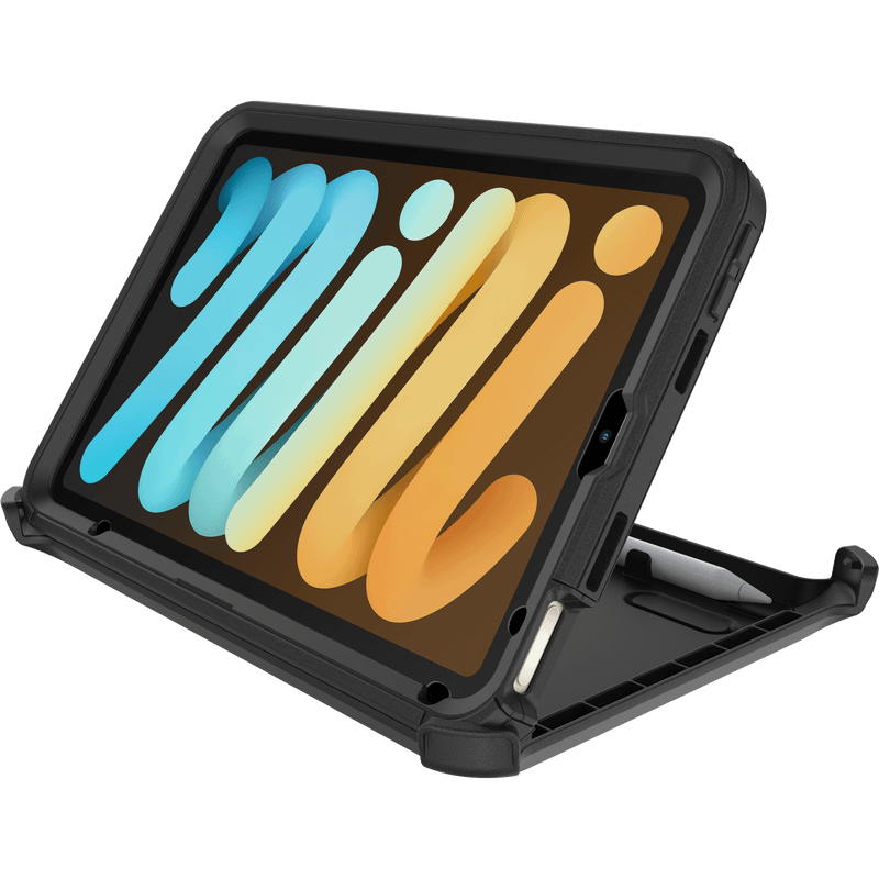 iPad mini 6 Case – Black | Otterbox Defender Series, Rugged Shockproof Back Cover