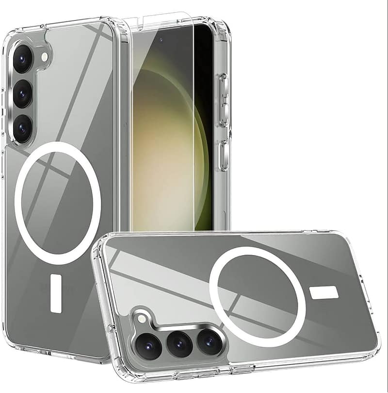 1.5mm clear hard MagSafe back cover for Samsung Galaxy S24