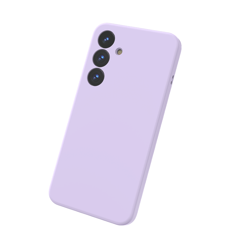 Lavender silicone back case for Samsung Galaxy S24 by MVR