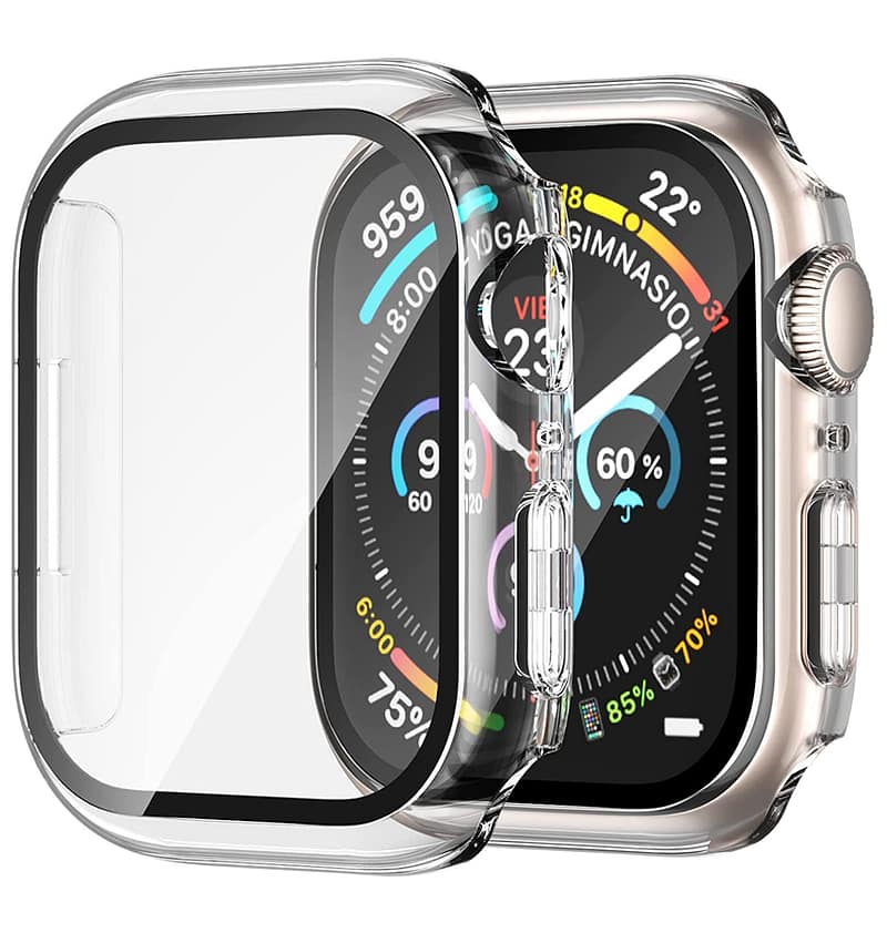 Apple Watch 42mm 360° protective matte watch case, clear, sleek and functional