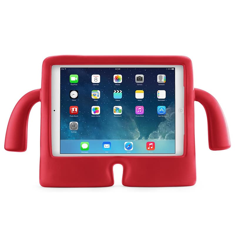 Red iBUY case for iPad Air/Air 2/Pro 9.7, vibrant and secure design