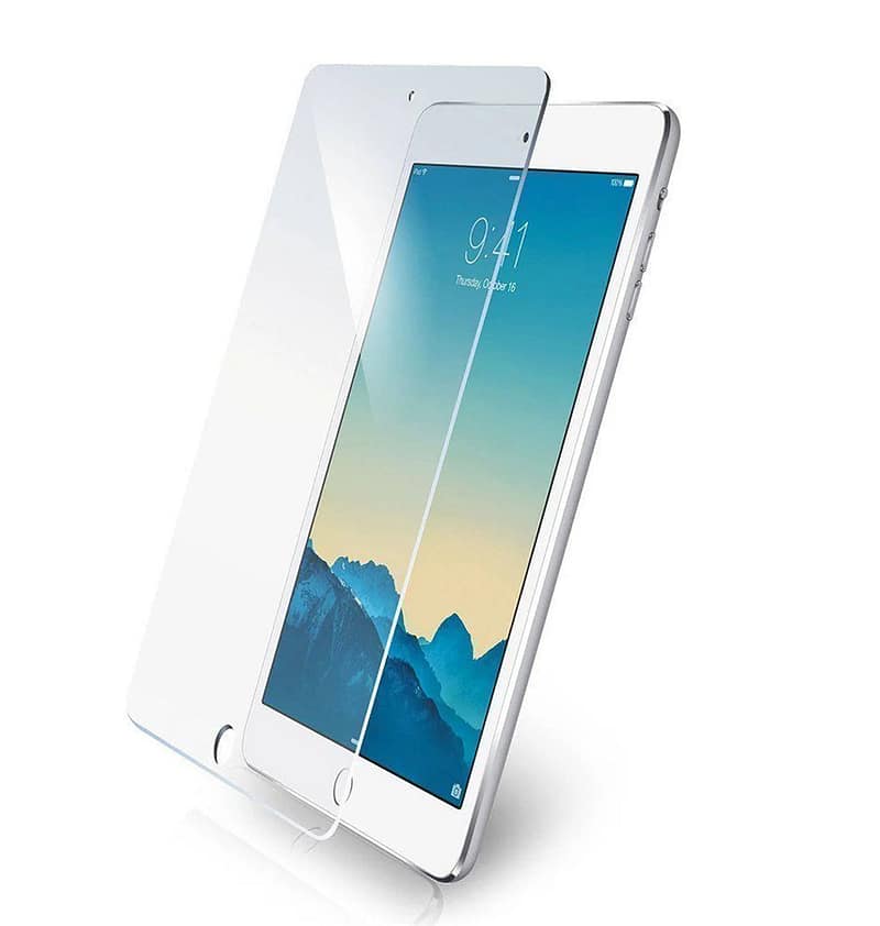 Clear tempered glass screen protector for iPad Mini 4/5, crystal-clear and tough