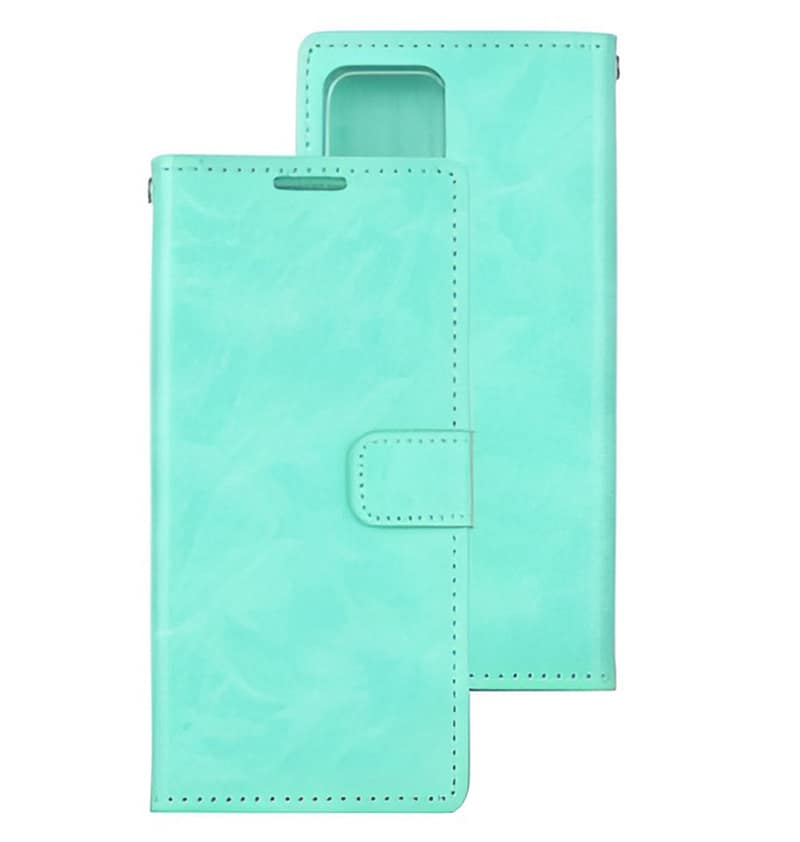 Mint Mercury Bluemoon Diary flip wallet cover for iPhone 13 Pro, sleek and protective