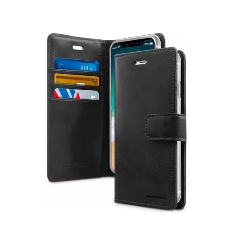 Black Mercury Bluemoon Diary Flip Wallet Case for iPhone 16, stylish and secure