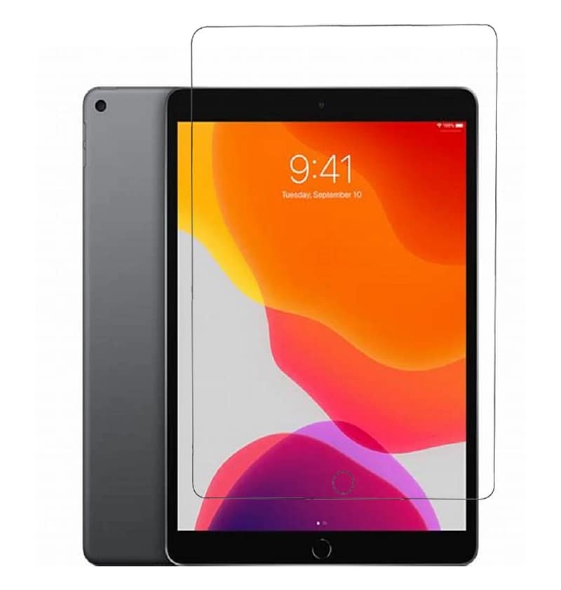 Clear tempered glass screen protector for iPad 10.2, smooth and durable protection