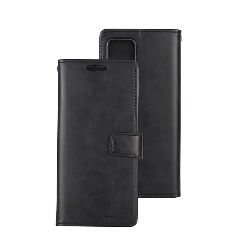 Black Mercury Bluemoon Diary Flip Wallet Case for iPhone 15 Pro Max, versatile and secure