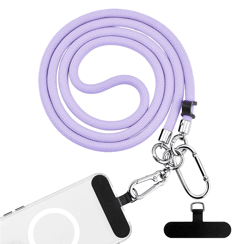 Lavender Universal Detachable Phone Accessory Lanyard/Strap