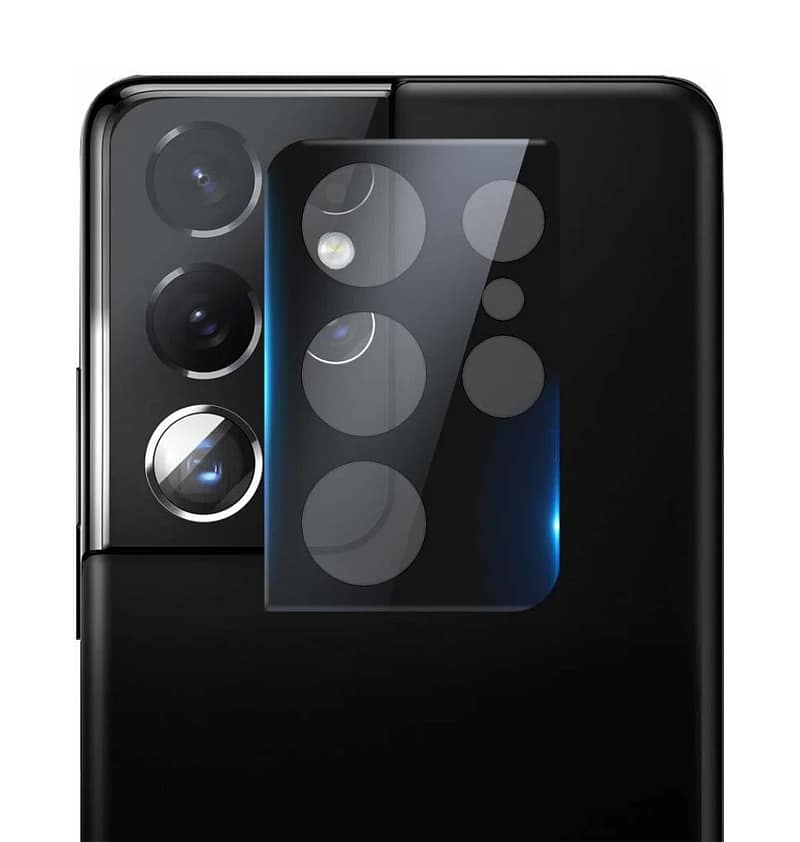 Clear camera lens protector for Galaxy S21 Ultra rear cameras