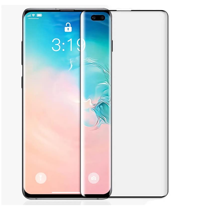 Clear nano glass polymer screen protector for Samsung Galaxy S21