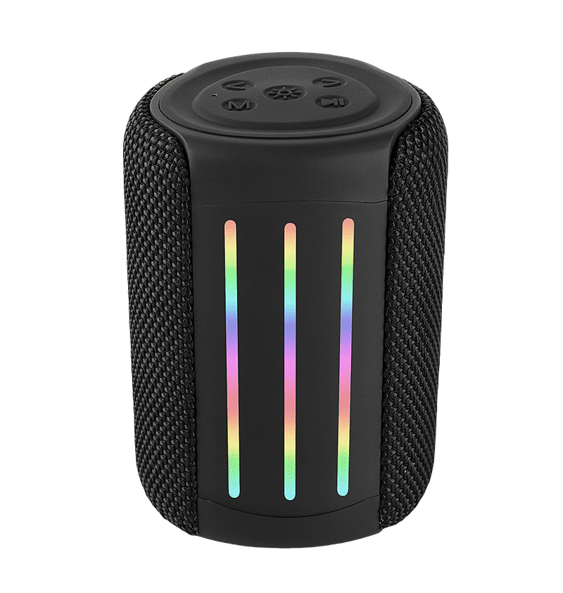 Black mini HD Bluetooth speaker for clear, portable sound anywhere you go