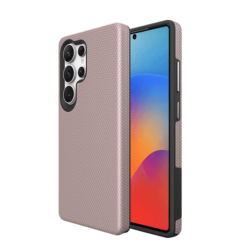 Rose Gold Samsung S25 Ultra Triangle MagSafe Cover