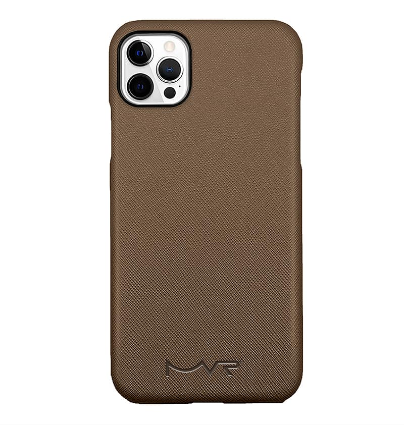 Microfiber saffiano Brown