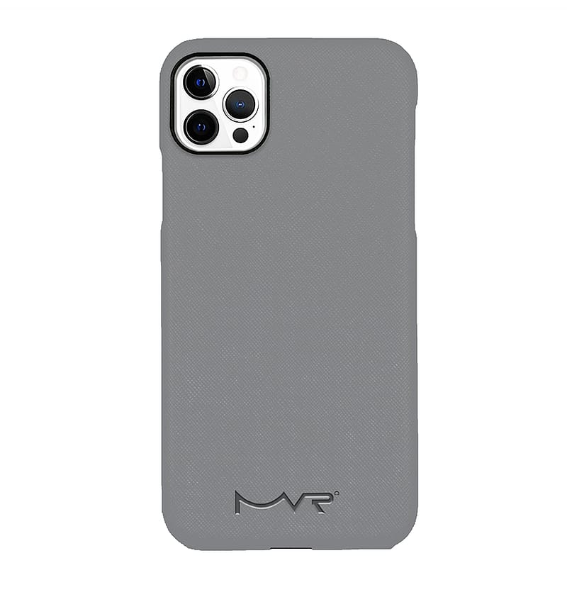 iPhone 13 Pro Max Premium MVR Saffiano Magsafe Leather Cover | Slim Protective Phone Case - Stone