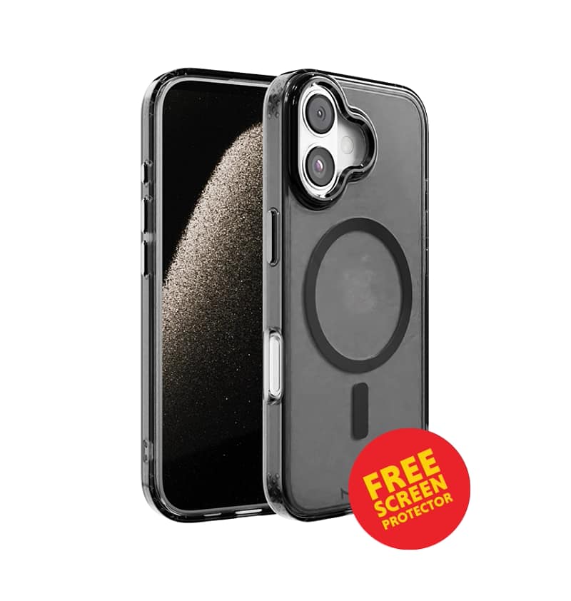 iPhone 17  Impact IMD Case – Black | MVR In-Mold Design, Ultra-Slim Protection, Anti-Yellowing