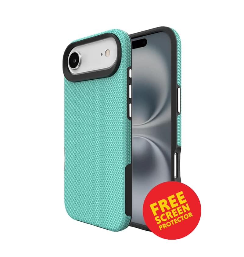 iPhone 17 Air MagSafe Case – Mint | Triangle Stylish Geometric Design, Slim Fit, Magnetic Charging Ready