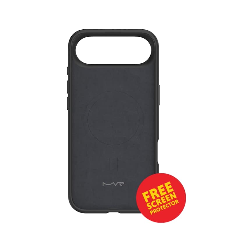 iPhone 17 Air Liquid Silicone Case – Black | MVR Soft-Touch Finish, Anti-Slip Grip, Premium Protection