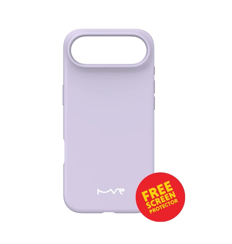 iPhone 17 Air Liquid Silicone Case – Lavender | MVR Soft-Touch Finish, Anti-Slip Grip, Premium Protection